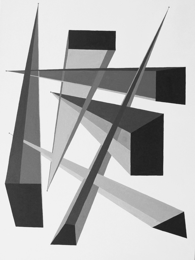 Les Possibles__acrylic on canvas__101,5 X 76 cm__September 2015